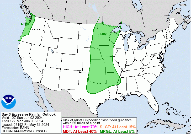 United States Day 3 Excessive Rainfall Outlook