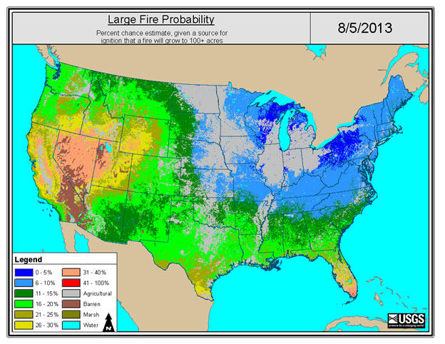 United States Large Fire Probability